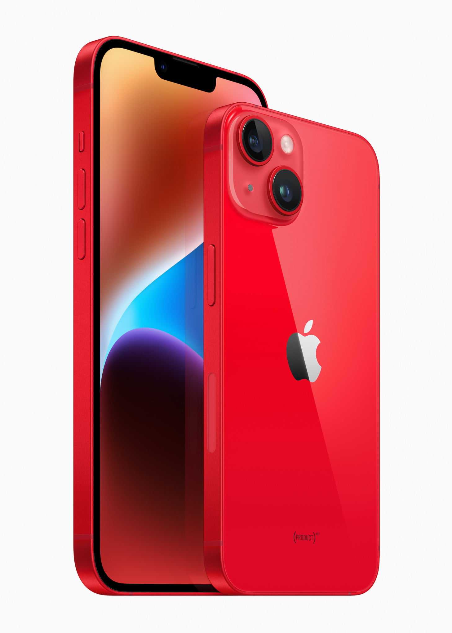 Apple iPhone 14 iPhone 14 Plus 2up PRODUCT RED 220907